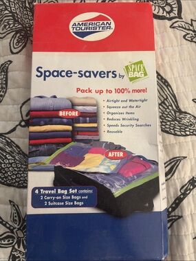 NEW American Tourister Space-Savers Travel Compression Bag Set or Storage Bags